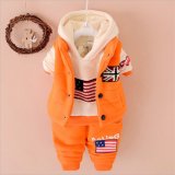 Clothing > Children's Outfits & Sets > Product Detail Go Back. 2015 Baby Unisex Lovely Warm Suits Cotton Three-Piece 2015 Baby Unisex Lovely Suits